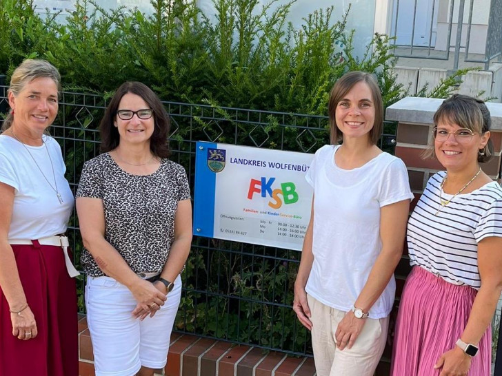  Das Team des FKSB berät Eltern und Tagespflegepersonen (v.l.n.r.): Sandra Malecki, Claudia Lühr, Conradine Bauer, Svenja Lazar. 