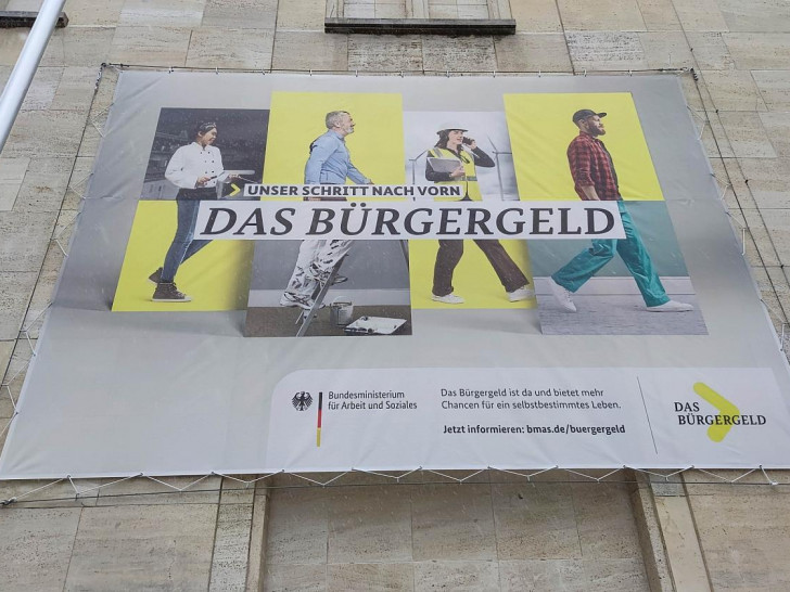 Werbung für das Bürgergeld (Archiv)