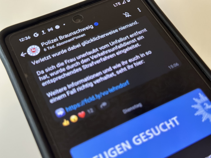 Die Polizei Braunschweig hat einen WhatsApp Channel eingeführt.