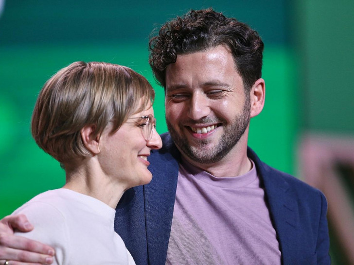 Franziska Brantner und Felix Banaszak am 16.11.2024