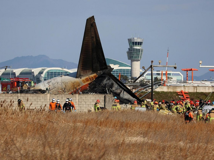 Flugzeugunglück in Südkorea am 29.12.2024