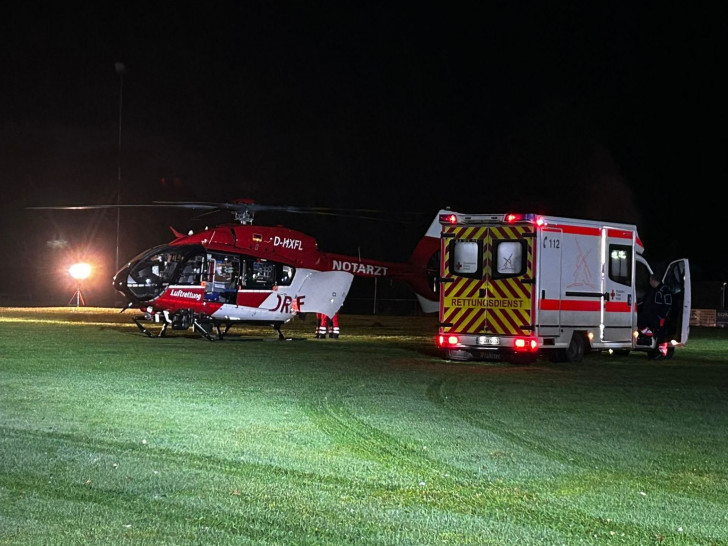 In der Nacht zu Dienstag musste der Rettungshubschrauber in Groß Schwülper landen. 