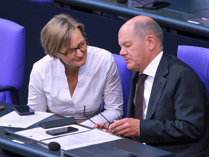 Franziska Brantner und Olaf Scholz (Archiv)