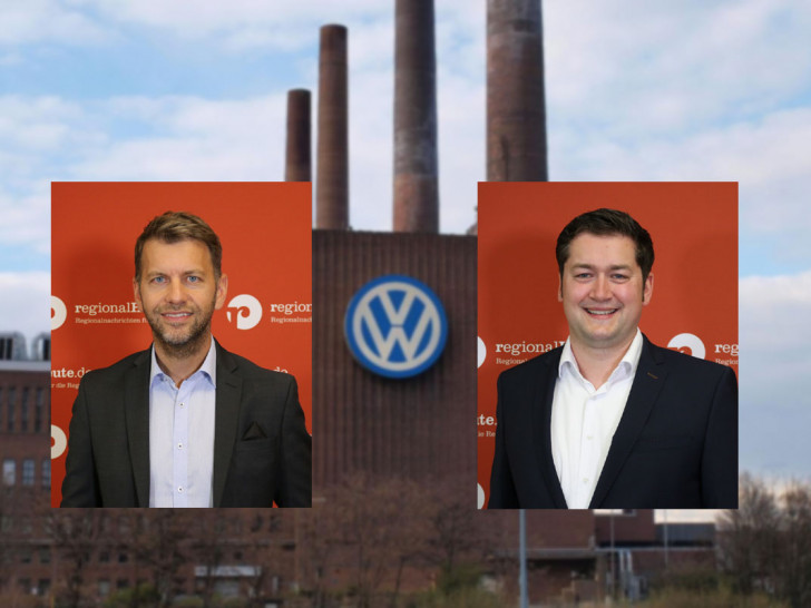 Die Oberbürgermeister Dennis Weilmann (Wolfsburg) und Dr. Thorsten Kornblum (Braunschweig) äußerten sich zur Einigung bei Volkswagen.