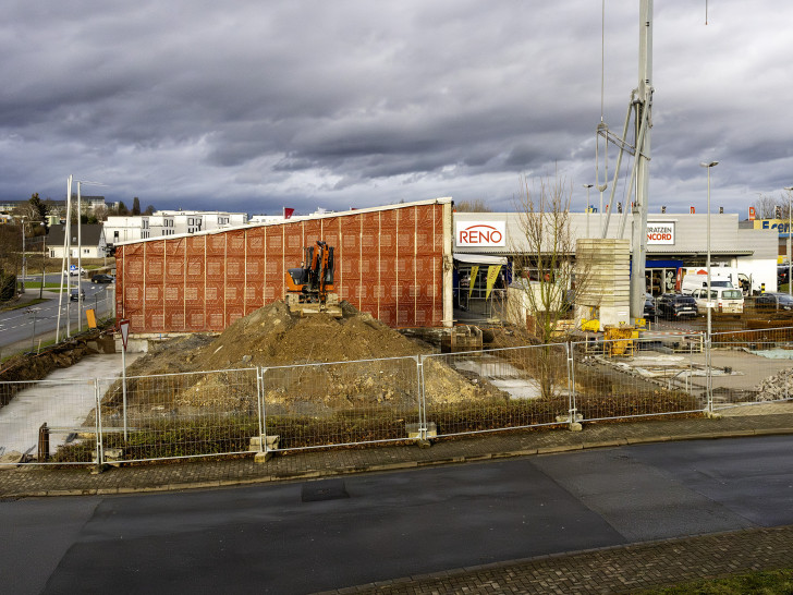 In der Schweigerstraße wird schon fleißig gebaut.