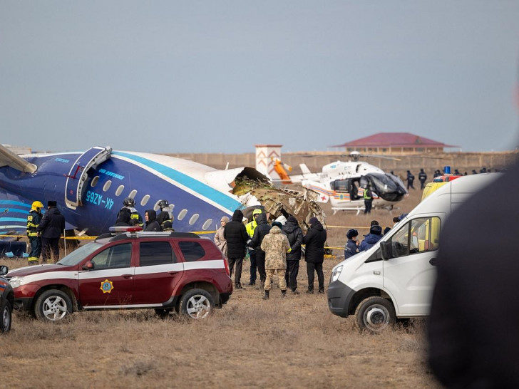 Flugzeugabsturz in Kasachstan am 25.12.2024