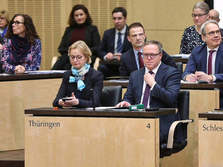 Thüringer Regierung im Bundesrat am 20.12.2024