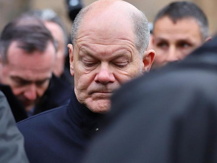 Olaf Scholz nach Anschlag auf Magdeburger Weihnachtsmarkt am 21.12.2024