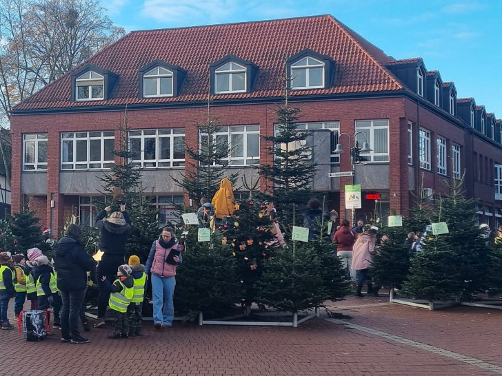 Die Schmückung in Salzgitter-Bad.