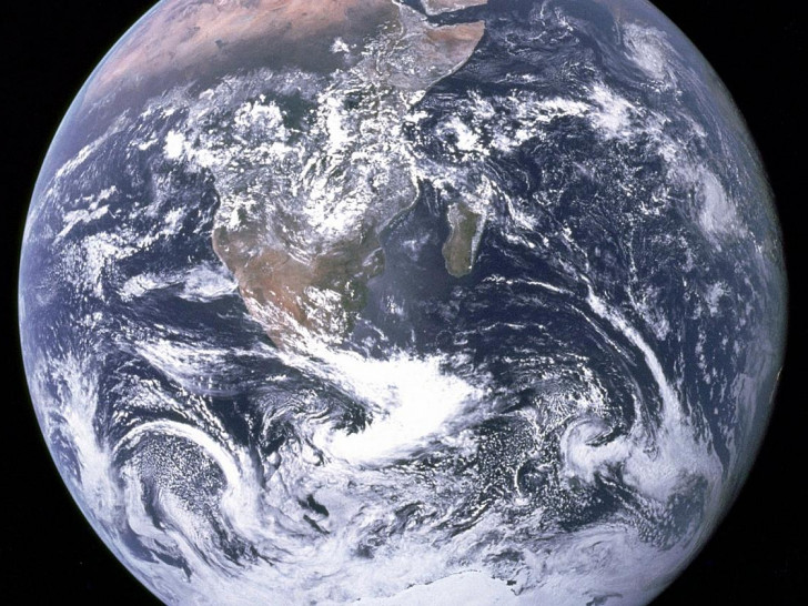Die Erde aus dem Weltraum aufgenommen (Archiv)