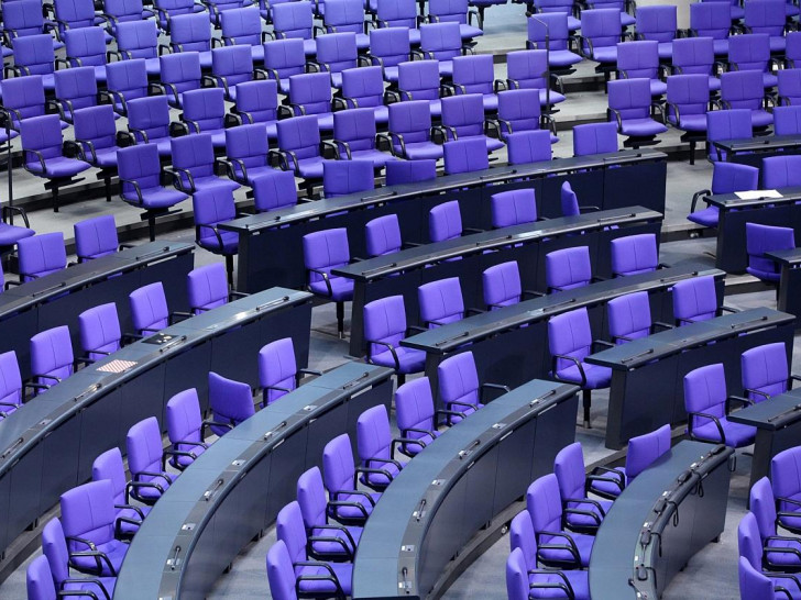 Sitze im Bundestagsplenum (Archiv)