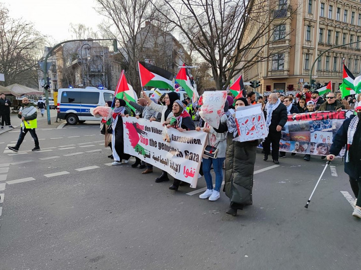 Pro-palästinensische Demo am 02.03.2024