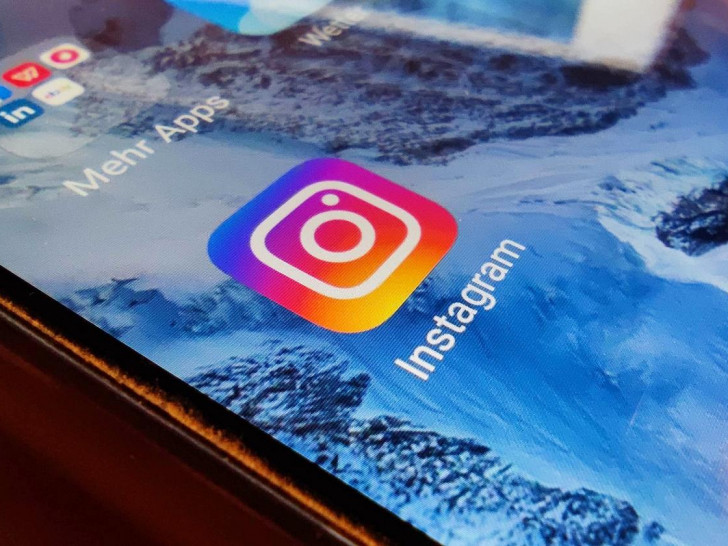 Instagram-Logo auf einem Smartphone (Archiv)