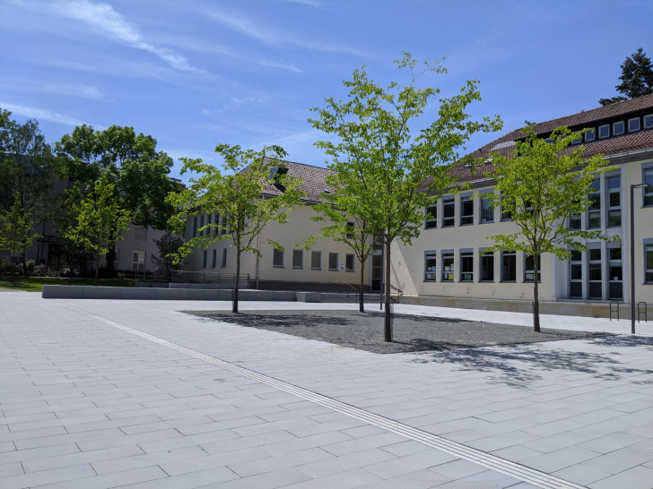 Der Quartiersplatz an der Goetheschule wurde bereits umgestaltet. 