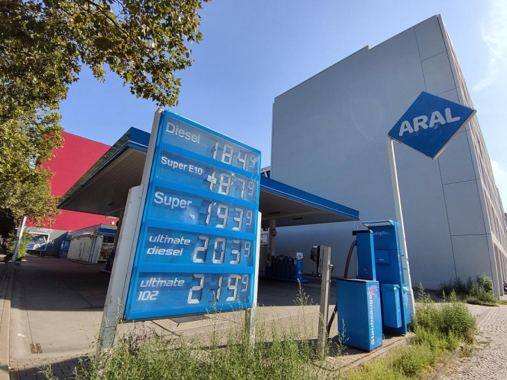 Tankstelle von Aral, Tankstellenmarke von BP in Deutschland (Archiv)