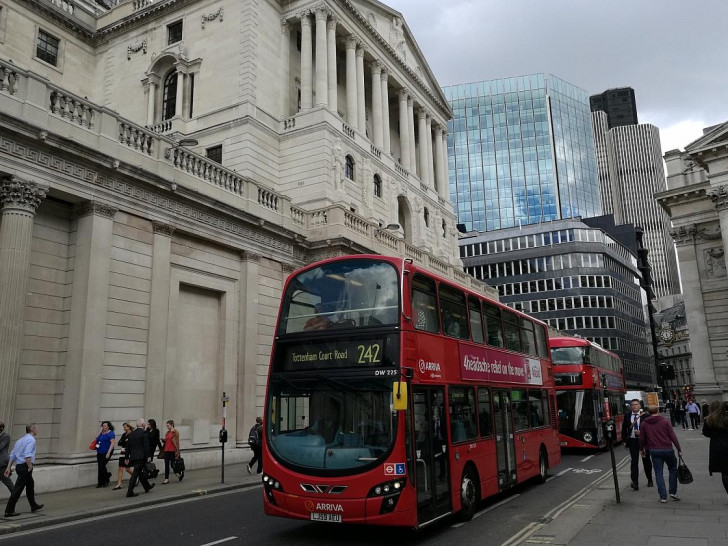 Bank of England im Finanzviertel von London (Archiv)