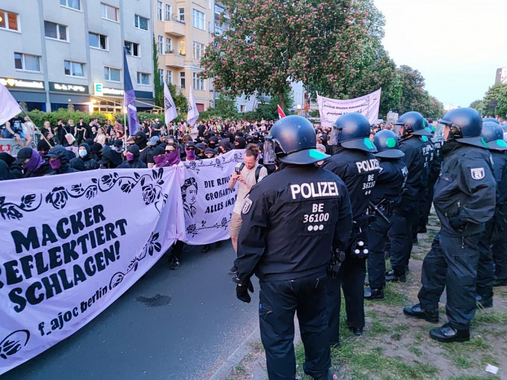 1.-Mai-Demo in Berlin am 01.05.2024