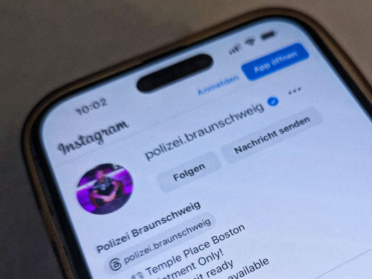 So sah der Instagram-Account der Polizei nach dem Hacker-Angriff aus.