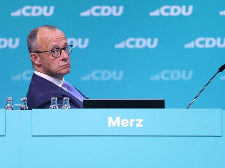 Friedrich Merz beim CDU-Parteitag im Mai 2024