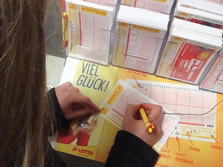 Lotto-Spielerin