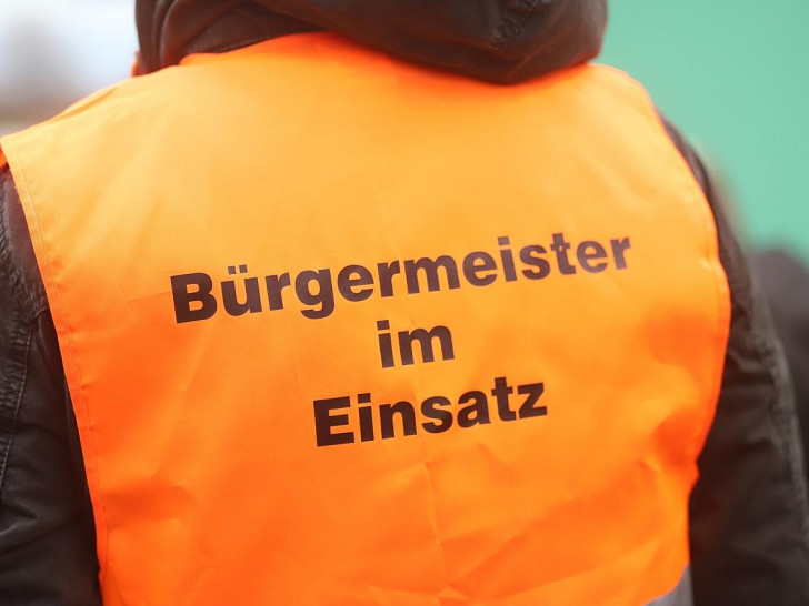 Ein Bürgermeister im Einsatz (Archiv)