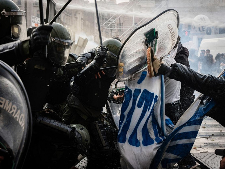 Proteste in Argentinien am 12.06.2024