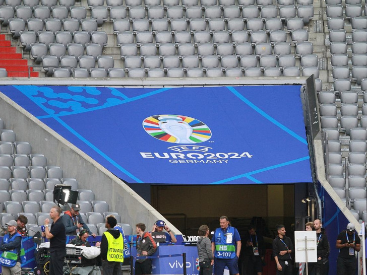 Logo von Euro 2024 vor Eröffnungsspiel am 14.06.2024