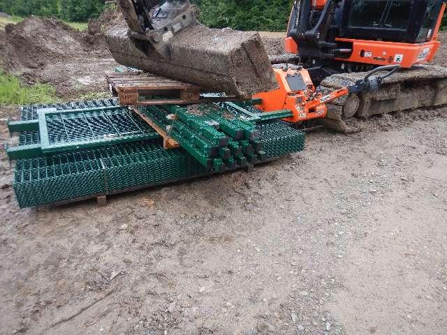 Von der Baustelle wurde Material gestohlen.