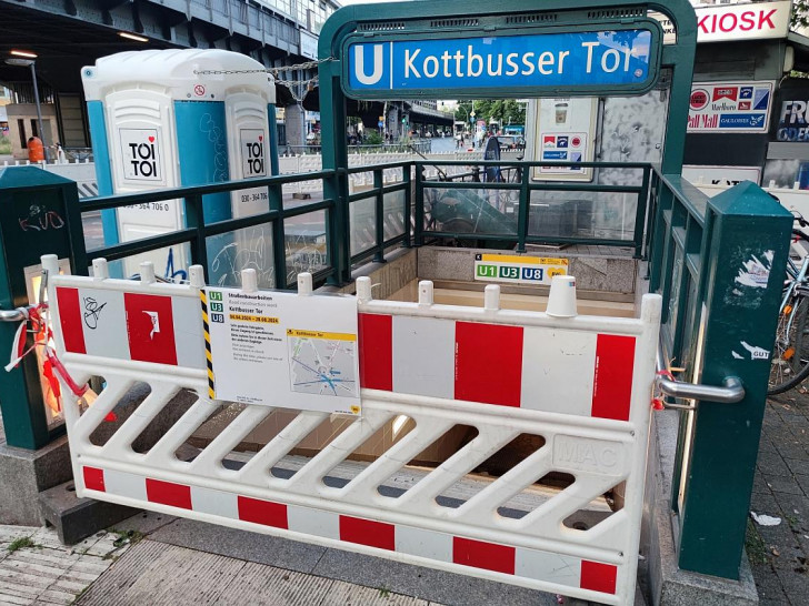 U-Bahnhof Kottbusser Tor am 22.06.2024