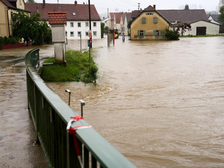 Hochwasser im Landkreis Augsburg im Juni 2024