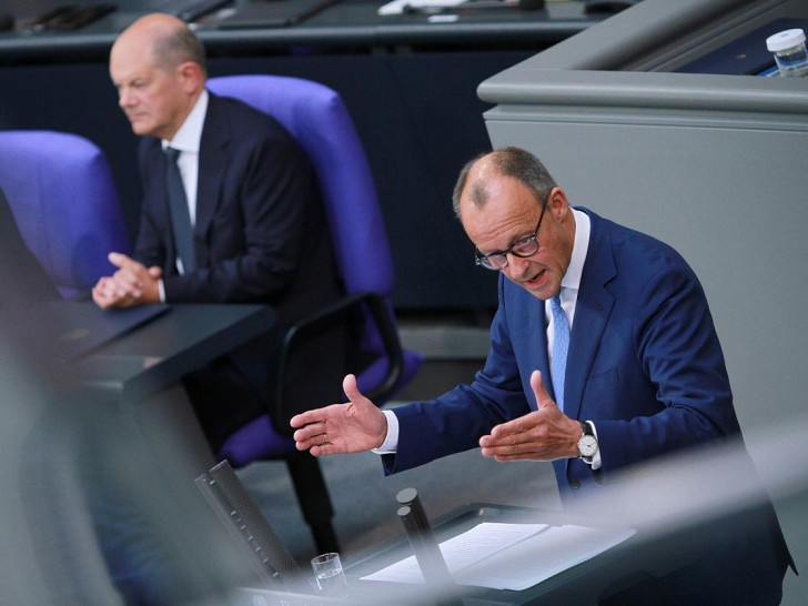 Olaf Scholz und Friedrich Merz (Archiv)