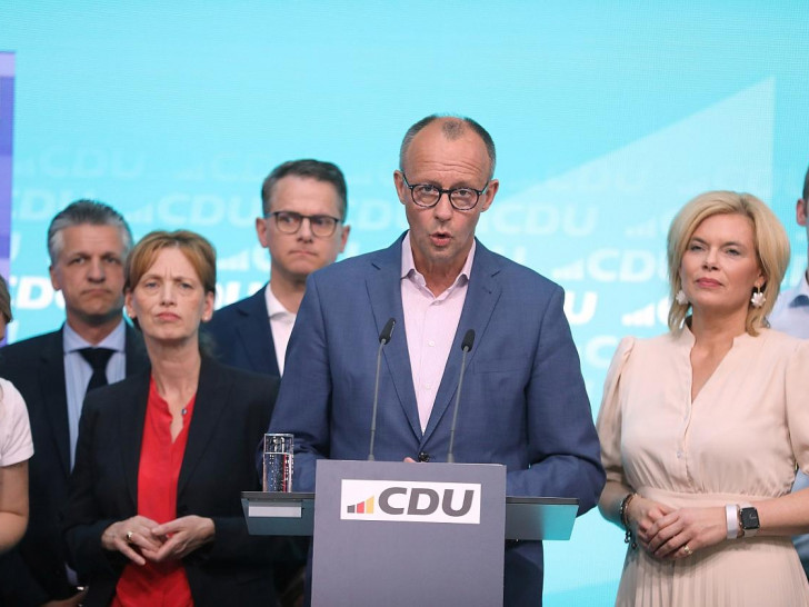 CDU-Spitzenpolitiker um Friedrich Merz am 09.06.2024