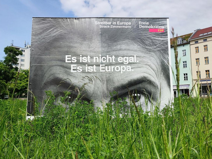 FDP-Wahlplakat zur Europawahl (Archiv)