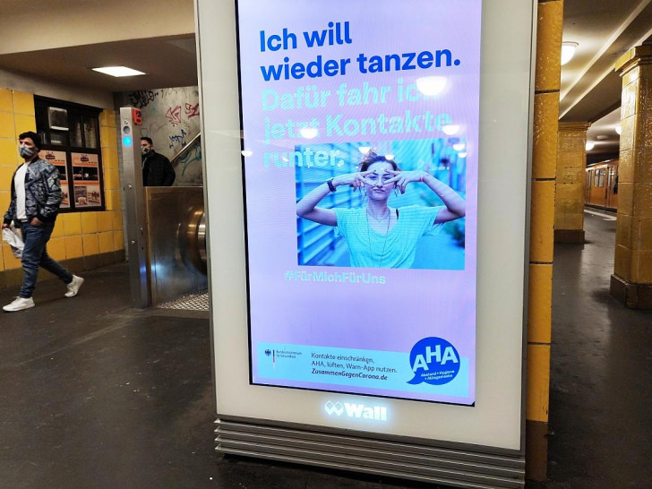 Corona-Werbung der Bundesregierung (Archiv)