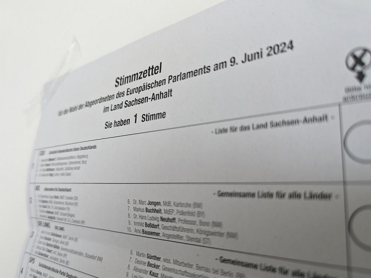 Stimmzettel zur Europawahl 2024 (Archiv)