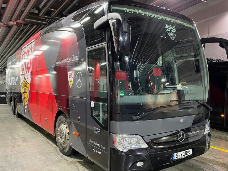 Mannschaftsbus des VfB Stuttgart (Archiv)