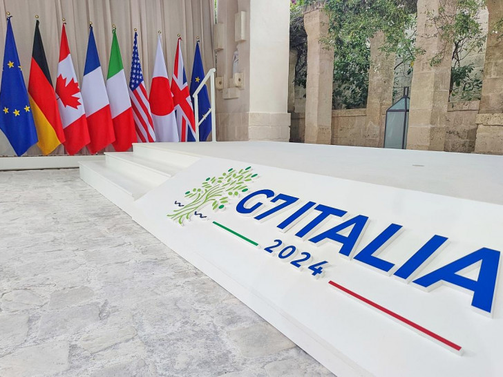 Logo von G7-Gipfel im Juni 2024