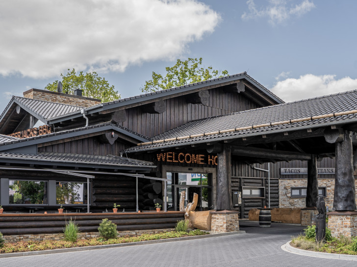 Außenansicht eines Timberjacks Restaurant.