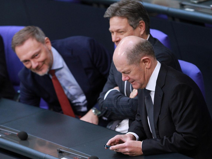 Christian Lindner, Robert Habeck, Olaf Scholz (Archiv)