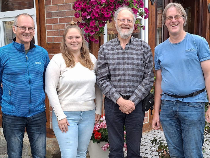 Der neue Vorstand vom Ortsverband Elm Asse Fallstein (EAF): Jörg Langer, Chantal Gutacker, Ehrhard Dette und Lutz Seifert (v. li.).