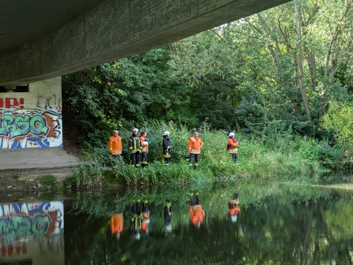 Die Spur verliert sich in der Oker.