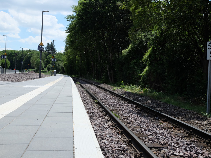 In dieser Woche startet der Umbau am Bahnhof in BS-Gliesmarode für das große Bahnsteigdach.