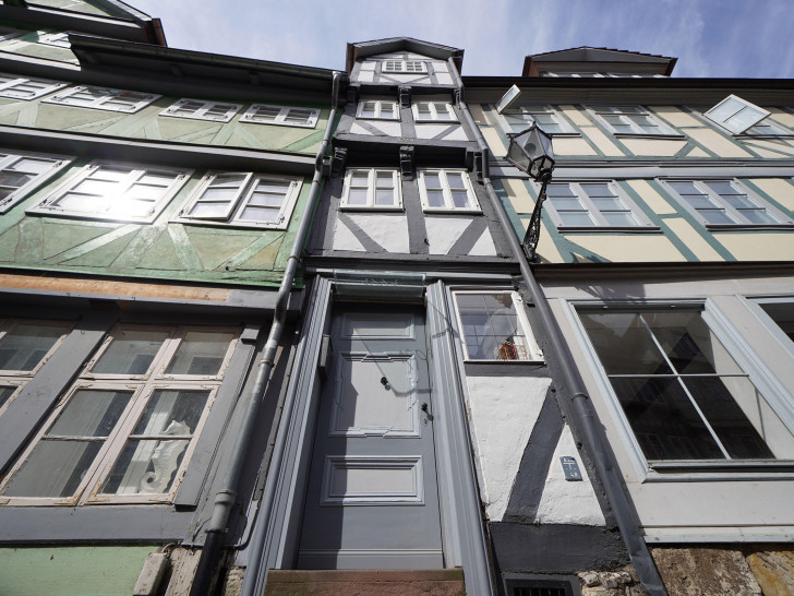 Im Kleinen Zimmerhof steht das schmale Haus von Wolfenbüttel.