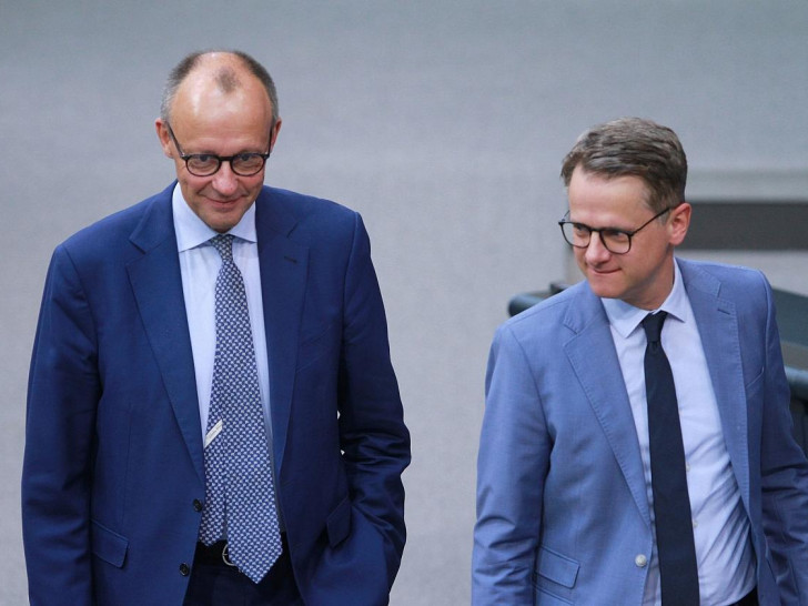 Friedrich Merz und Carsten Linnemann (Archiv)