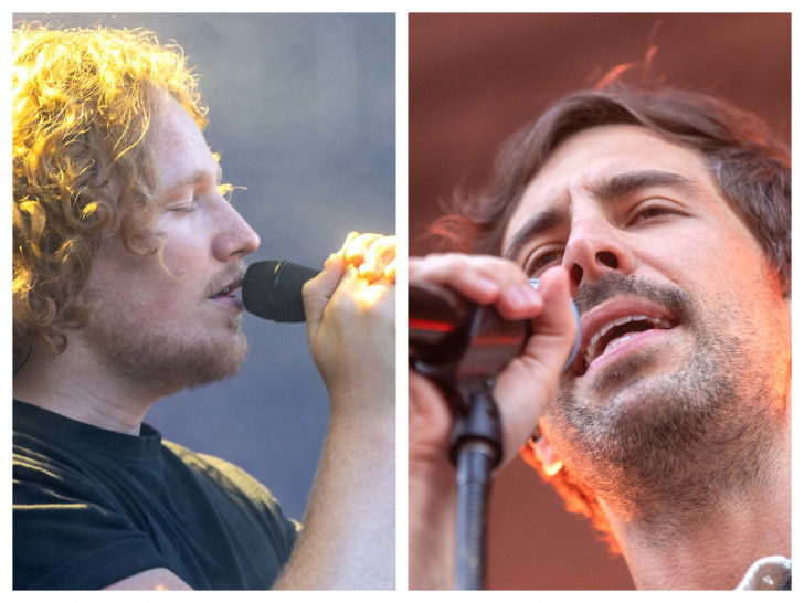 Michael Schulte (li.) und Max Giesinger waren die Stars des ersten Wochenendes.