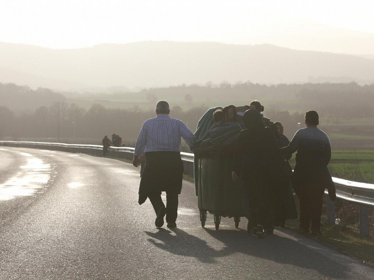 Flüchtlinge auf der Balkanroute (Archiv)