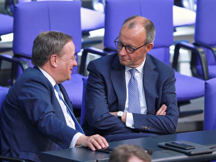 Armin Laschet und Friedrich Merz (Archiv)