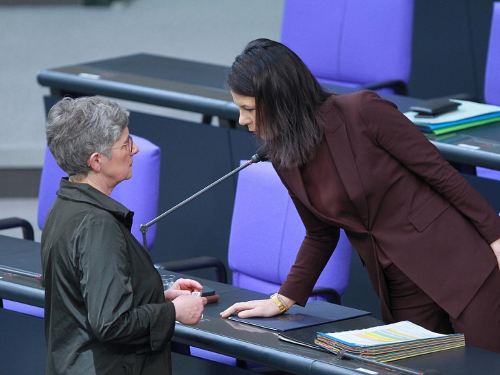 Britta Haßelmann und Annalena Baerbock (Archiv)