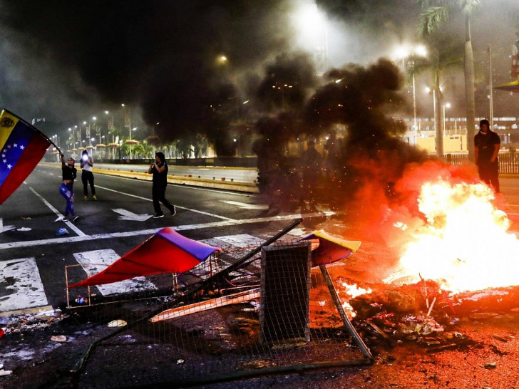 Proteste in Caracas am 29.07.2024