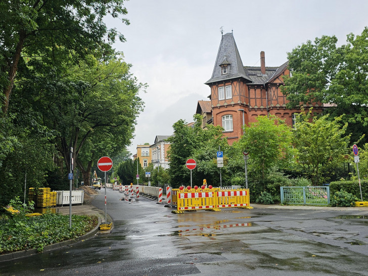 Die Baustelle am Harztorwall. Archivbild